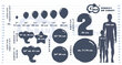 12"/30cm balonu komplekts 6gab, Polka Dots 4021 cena un informācija | Baloni | 220.lv