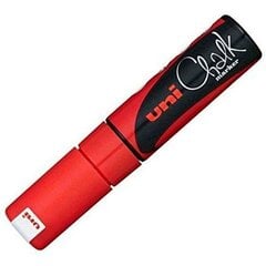 Liquid chalk marķieris Uni-Ball PWE-8K, sarkans, 6 gab. cena un informācija | Modelēšanas un zīmēšanas piederumi | 220.lv