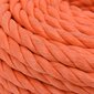vidaXL darba virve, oranža, 10 mm, 25 m, polipropilēns cena un informācija | Dārza instrumenti | 220.lv