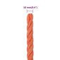 vidaXL darba virve, oranža, 10 mm, 25 m, polipropilēns cena un informācija | Dārza instrumenti | 220.lv