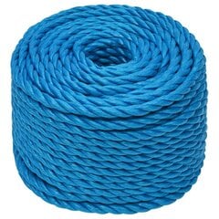 vidaXL darba virve, zila, 14 mm, 25 m, polipropilēns цена и информация | Ветки | 220.lv