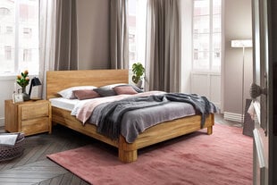 Кровать Furniteco Korsa 1600x2000 (дуб, натуральное паркетное масло) цена и информация | Кровати | 220.lv