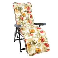 Guļamkrēsls BADEN-BADEN ar spilvenu cena un informācija | Dārza krēsli | 220.lv