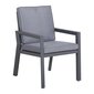 Krēsls TOMSON 61x64,6xH88, tumši pelēks цена и информация | Dārza krēsli | 220.lv