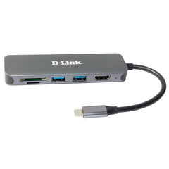 USB Centrmezgls D-Link DUB-2327 цена и информация | Адаптеры и USB разветвители | 220.lv