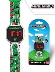 Minecraft LED pulkstenis cena un informācija | Bērnu aksesuāri | 220.lv