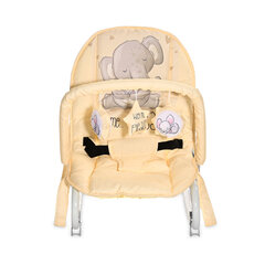 Šūpuļkrēsls Lorelli Eliza, Yellow Cute Elephant cena un informācija | Bērnu šūpuļkrēsliņi | 220.lv
