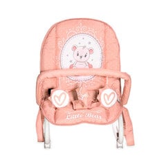 Šūpoles-šūpuļkrēsls Lorelli, Rocker Eliza Mellow Roze Bear cena un informācija | Bērnu šūpuļkrēsliņi | 220.lv