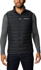 Columbia Powder Pass Vest, men's tank tops, черный цена и информация | Мужские жилетки | 220.lv