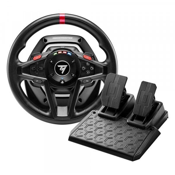 Thrustmaster T128 stūre ar magnētiskajiem pedāļiem | Playstation cena un informācija | Spēļu stūres | 220.lv