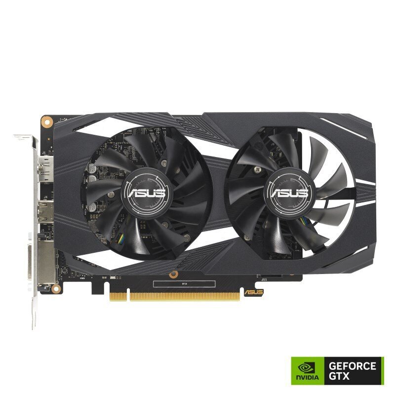 Asus Dual GeForce GTX 1650 V2 OC Edition 4GB GDDR6 (90YV0GX8-M0NA00) cena un informācija | Videokartes (GPU) | 220.lv