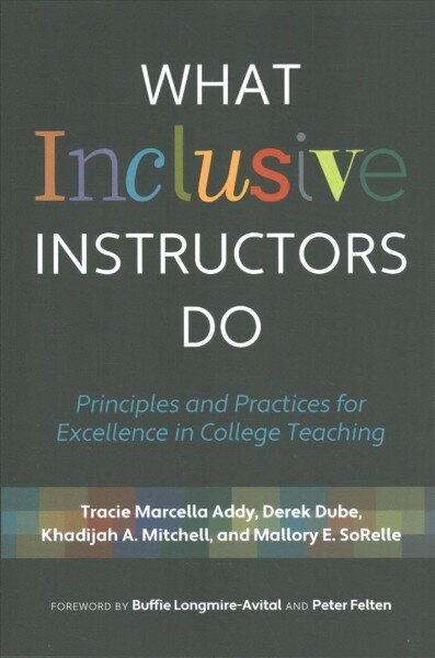 What Inclusive Instructors Do: Principles and Practices for Excellence in College Teaching цена и информация | Sociālo zinātņu grāmatas | 220.lv
