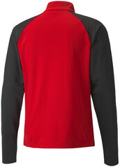 Puma Džemperi TeamLiga 1/4 Zip Top Red Black 657236 01 657236 01/XL cena un informācija | Vīriešu jakas | 220.lv