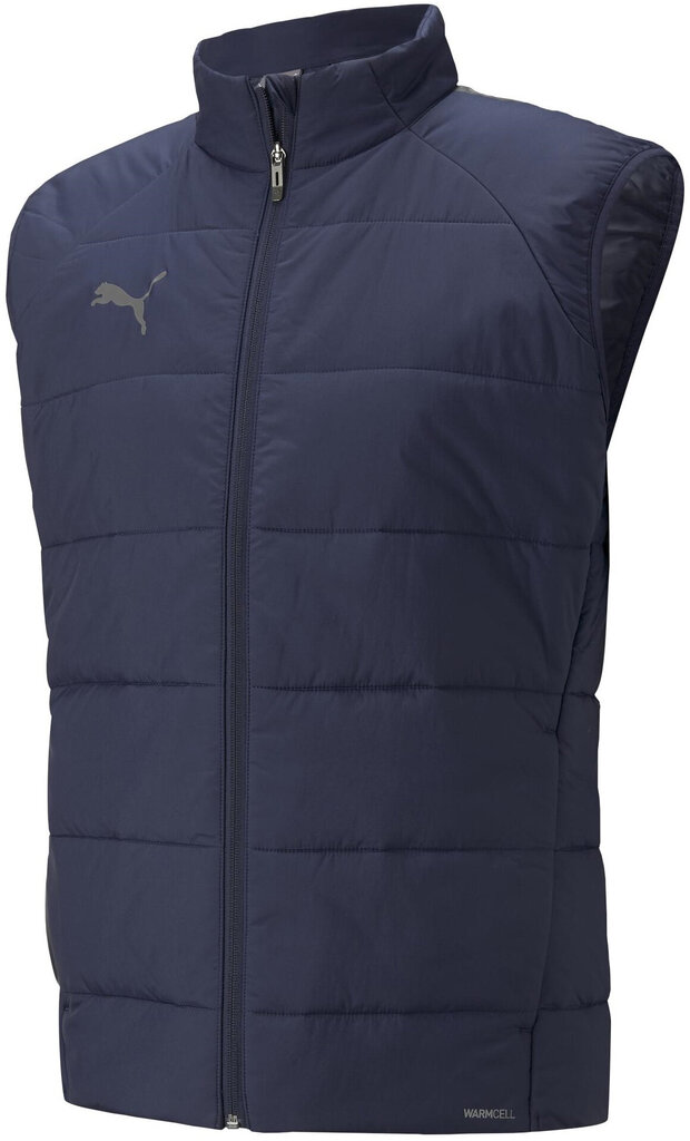 Puma Vestes TeamLiga Vest Jacket Navy 657968 06 657968 06/L cena un informācija | Vīriešu vestes | 220.lv