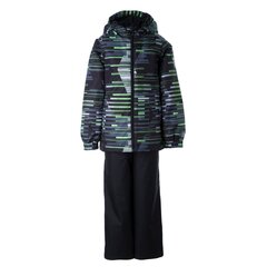 Huppa детский комплект 100/40г Rex 45080014*32009, черный/зелёный 4741632162440 цена и информация | Куртки для мальчиков | 220.lv