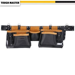 Ādas instrumentu josta, soma UK BRAND, TOUGH MASTER® TM-063LP cena un informācija | Instrumentu kastes | 220.lv