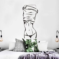 Виниловая наклейка на стену Женская фигура Декор интерьера  - 57 х 26 см цена и информация | Декоративные наклейки | 220.lv