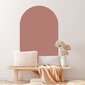 Vinila sienas uzlīmes arka sienas rozā uzlīme mājas dekorā - 60 x 112cm cena un informācija | Dekoratīvās uzlīmes | 220.lv