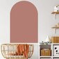 Vinila sienas uzlīmes arka sienas rozā uzlīme mājas dekorā - 60 x 112cm cena un informācija | Dekoratīvās uzlīmes | 220.lv