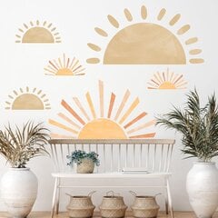 Vinila sienas uzlīmes Half Sun Home Decor uzlīme - 6 gab цена и информация | Декоративные наклейки | 220.lv