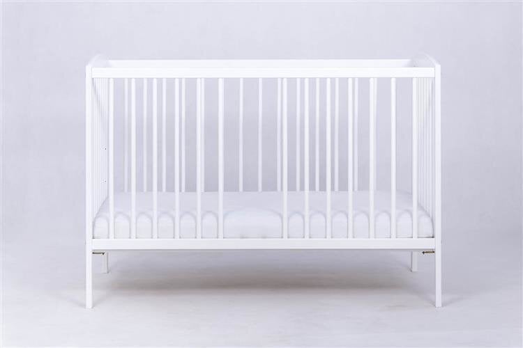 Bērnu gultiņa - CLASICO - balta цена и информация | Zīdaiņu gultas | 220.lv