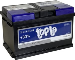 Аккумулятор Topla Top TT75 12В 75Ач R 720A цена и информация | Аккумуляторы | 220.lv