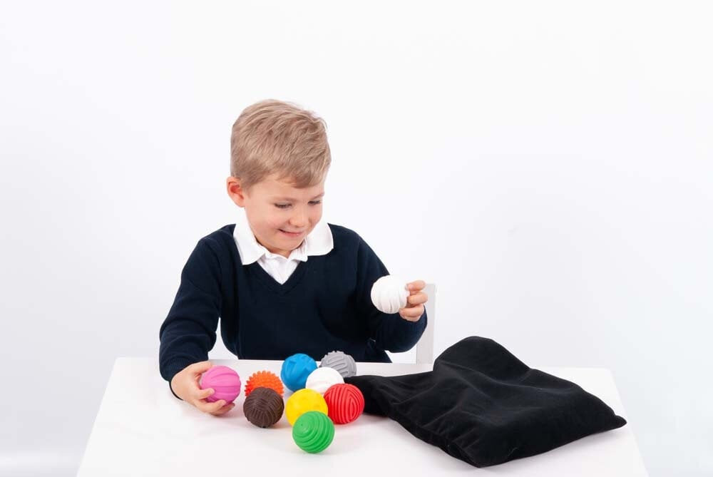 Mācību komplekts "Sensorās bumbas" - 18 gab. цена и информация | Attīstošās rotaļlietas | 220.lv