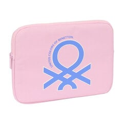 Klēpjdatora soma Benetton Pink Rozā (31 x 23 x 2 cm) cena un informācija | Somas, maciņi | 220.lv