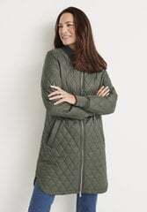 Cellbes женское весенне-осеннее стеганое полупальто ELENA, серо-зеленое цена и информация | Женские куртки | 220.lv