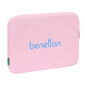 Klēpjdatora soma Benetton Pink, rozā (34 x 25 x 2 cm) cena un informācija | Somas, maciņi | 220.lv