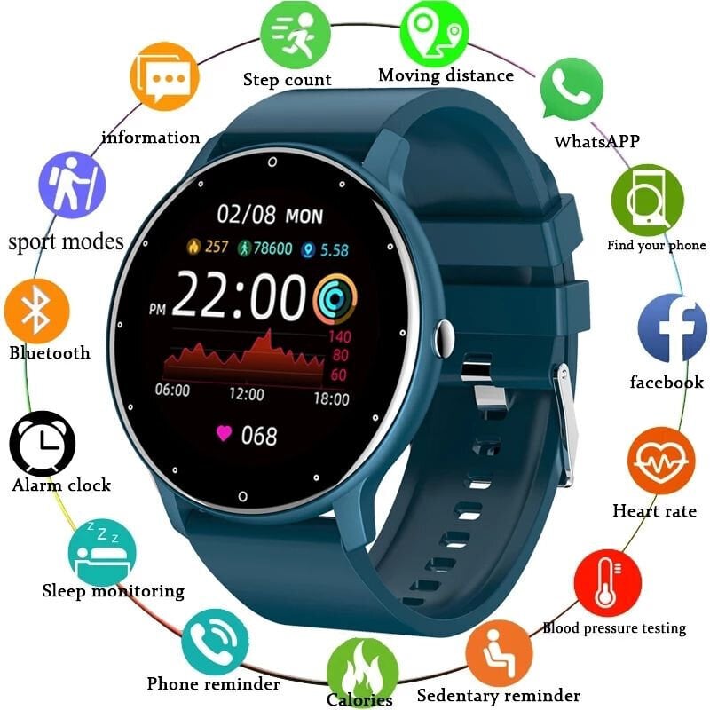 Livman ZL02D Blue cena un informācija | Viedpulksteņi (smartwatch) | 220.lv