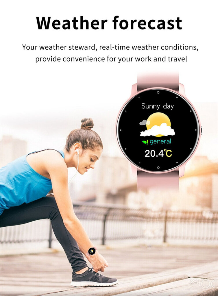 Livman ZL02D Pink cena un informācija | Viedpulksteņi (smartwatch) | 220.lv