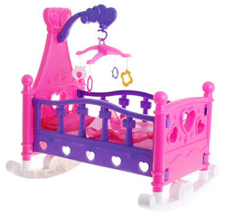 Bērnu gulta - šūpulis lellei cena un informācija | Rotaļlietas meitenēm | 220.lv