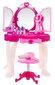 Tualetes galds ar krēslu un citiem aksesuāriem, rozā цена и информация | Rotaļlietas meitenēm | 220.lv