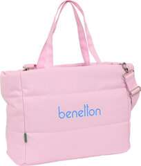 Чемодан для ноутбука Benetton Pink Светло Pозовый (54 x 31 x 17 cm) цена и информация | Рюкзаки, сумки, чехлы для компьютеров | 220.lv