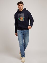 Vīriešu džemperis GUESS JEANS Clive Smart Zils 563930805 cena un informācija | Vīriešu džemperi | 220.lv