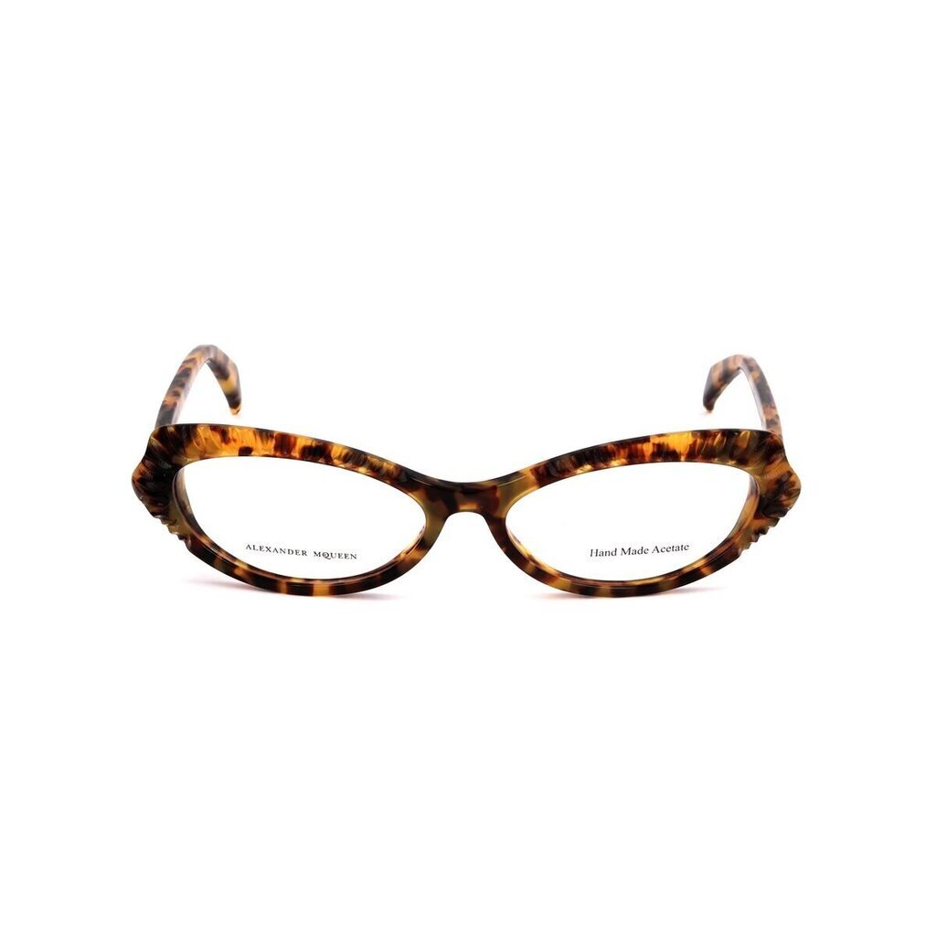 Sieviešu Briļļu ietvars Alexander McQueen AMQ-4199-YHA Havana cena un informācija | Brilles | 220.lv