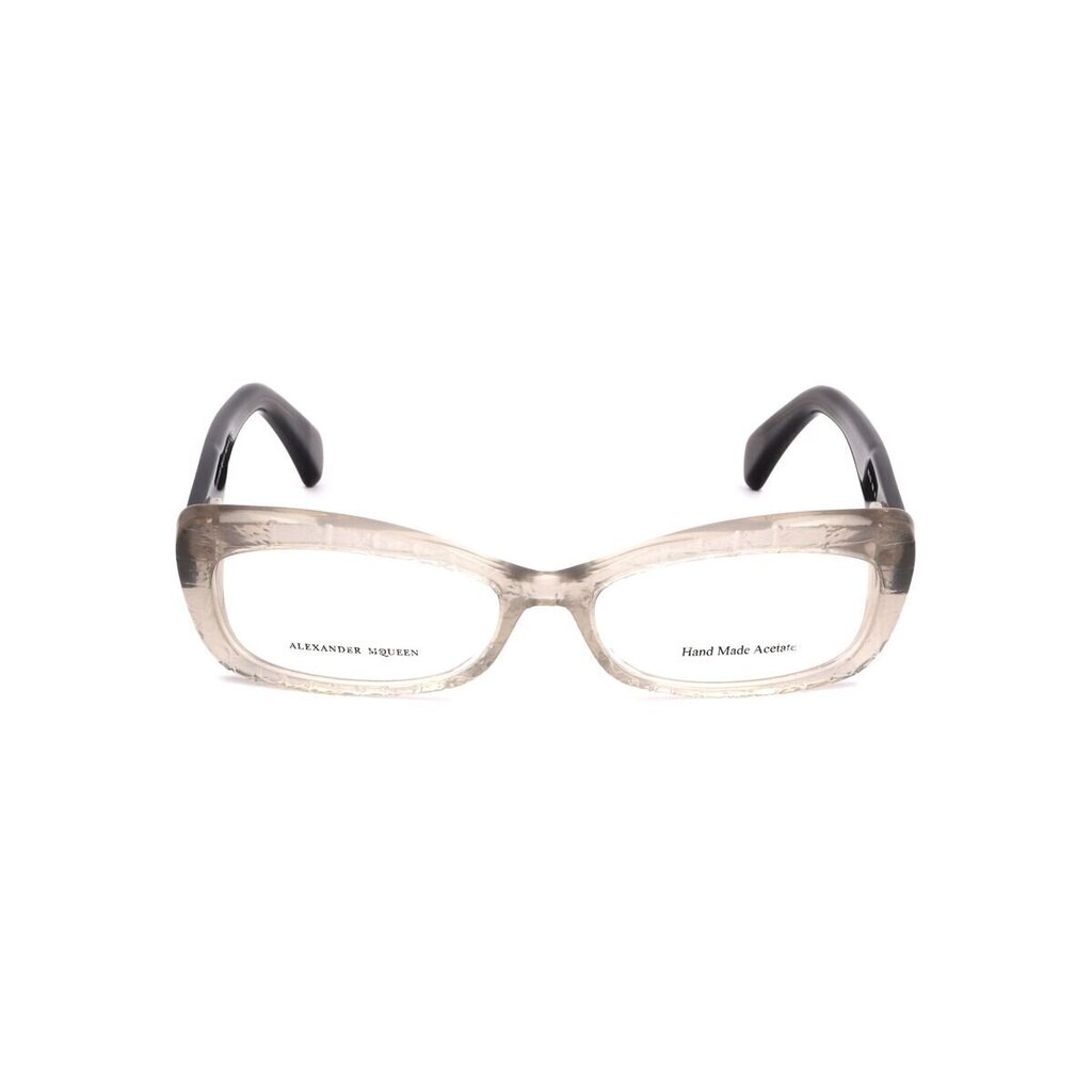 Sieviešu Briļļu ietvars Alexander McQueen AMQ-4203-K6M Pelēks Bēšs cena un informācija | Brilles | 220.lv