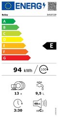 Trauku mazgātājs Balay 3VS572IP Nerūsējošais tērauds (60 cm) cena un informācija | Trauku mazgājamās mašīnas | 220.lv