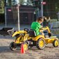 Liels kalnrūpniecības traktors ar piekabi un lāpstu - Falk Kubota, dzeltens цена и информация | Rotaļlietas zēniem | 220.lv