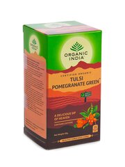 TULSI Organic Pomergranate Green (25pcs) 50gr цена и информация | Чай | 220.lv