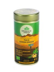 TULSI Organic Lemon Ginger 100gr cena un informācija | Tēja | 220.lv