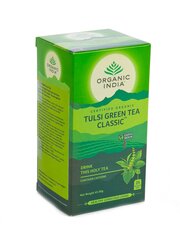 TULSI Organic Green (25pcs) 43.5gr cena un informācija | Tēja | 220.lv