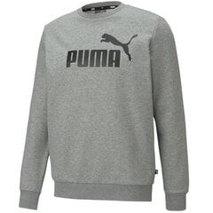 Puma Džemperis Ess Big Logo Crew Pelēks 586678 03 cena un informācija | Puma Vīriešu apģērbs | 220.lv