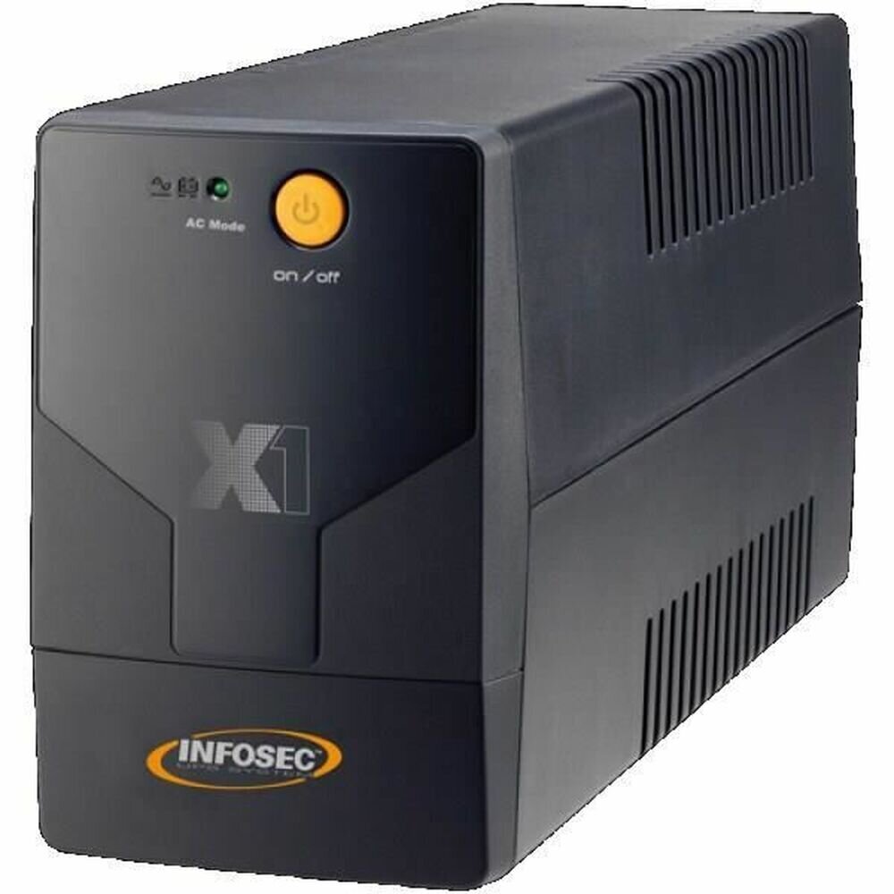 Nepārtrauktās Barošanas Sistēma Interaktīvā Barošanas Sistēma UPS INFOSEC X1 EX 700 Melns 350 W цена и информация | UPS- Nepārtrauktās barošanas bloki | 220.lv