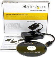 Адаптер USB 3.0 — HDMI Startech USB32HDPRO цена и информация | Адаптеры и USB разветвители | 220.lv