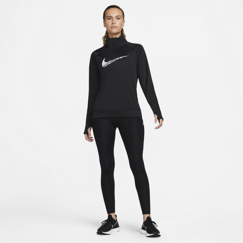 Nike sieviešu sporta krekls DM7769*010, melns цена и информация | Sporta apģērbs sievietēm | 220.lv