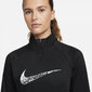 Nike sieviešu sporta krekls DM7769*010, melns цена и информация | Sporta apģērbs sievietēm | 220.lv