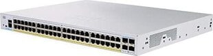 Slēdzis CISCO CBS350-48FP-4X-EU Balts cena un informācija | Komutatori (Switch) | 220.lv