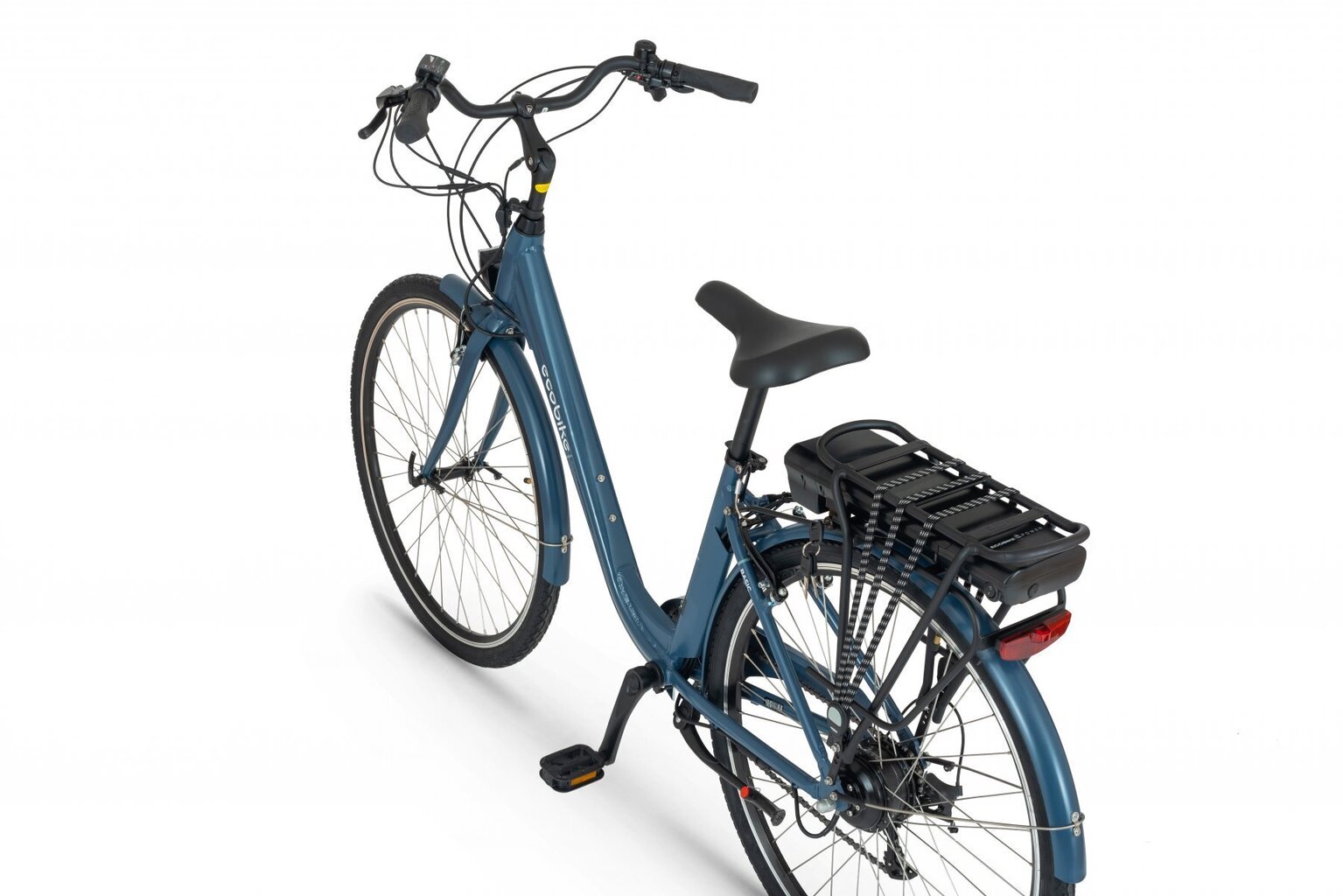 Elektriskais velosipēds Ecobike Basic 8,7 Ah Greenway, zils cena un informācija | Elektrovelosipēdi | 220.lv